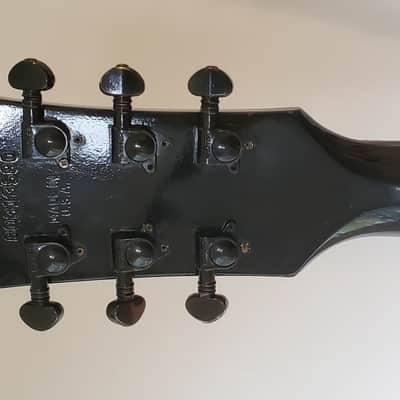 1983 Gibson Sonex 180 Deluxe Ebony Black w/ Kahler (Locking Trem) & EMG PUPs Made In USA image 13