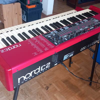 Nord C2 Dual 61-Key Manual Combo Organ 2009 - 2013 - Red image 11