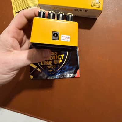Boss OS-2 OverDrive/Distortion (Silver Label) 1990 - Present - Yellow image 5