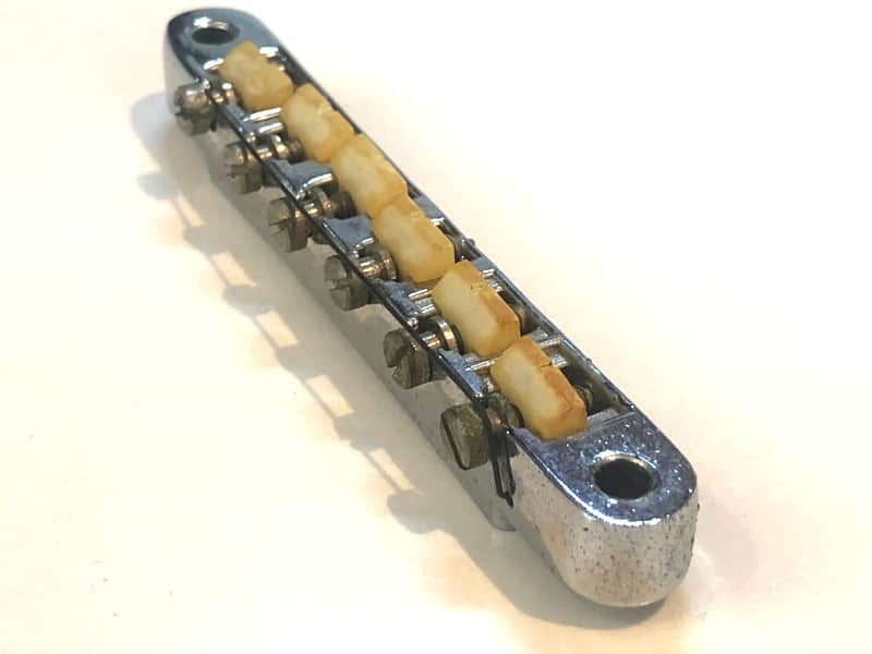 1968 ABR-1 Tune-O-Matic Bridge with nylon saddles image 1