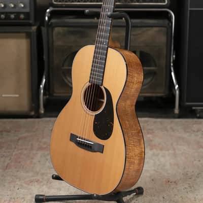 Martin Custom Old Style 18 0 Acoustic Guitar - Flamed Mahogany/Western Red Cedar with Hardshell Case image 19