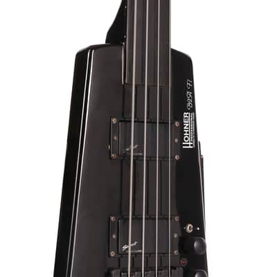 Hohner B2AFL Fretless Bass Black image 5
