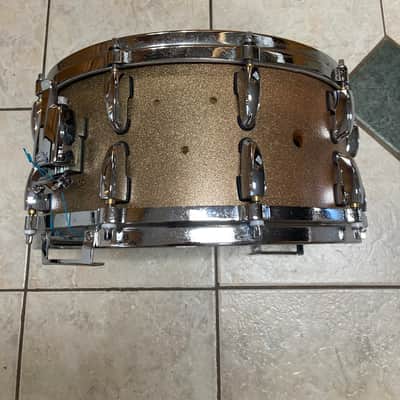 Pearl Masters Custom Maple 🍁 2000’s - Golden Bronze Glitter ✨ Lacquer image 7