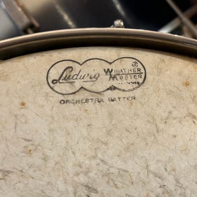 Ludwig 1965 Vintage Chicago Pioneer Blue/Grey Duco 3-Piece Drum Set w/ one stand( Snare), One Pedal (Speed Master), One Tom Bracket, & Faux Leather Snare Case image 8