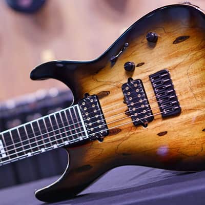 ESP E-II M-II 7 NT dark brown natural burst image 3