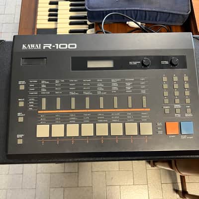 Vintage 1987 KAWAI R100 R-100 DRUM MACHINE Sequencer 12-BIT ACID Din Sync 24 Wax Trax R50 R50e R50III image 3