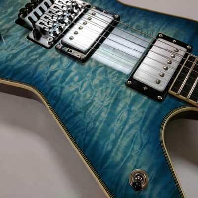 Dean ML 40th Anniversary #1 of 40 Floyd Rose Trem  2017 Faded Denim Guitar image 3