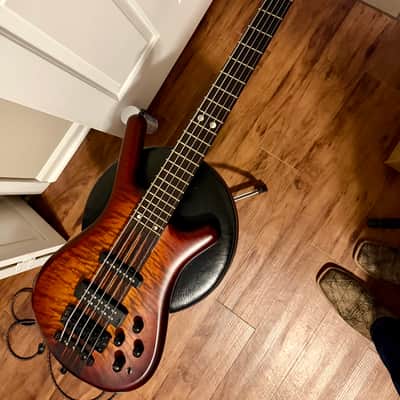 Warwick Masterbuilt Limited Edition Streamette 2022 - satin amber burst image 6