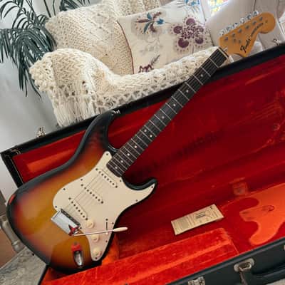 1973 Fender Stratocaster 3-Tone Sunburst Rosewood Neck w/OSHC - 7.2 Lbs! image 3