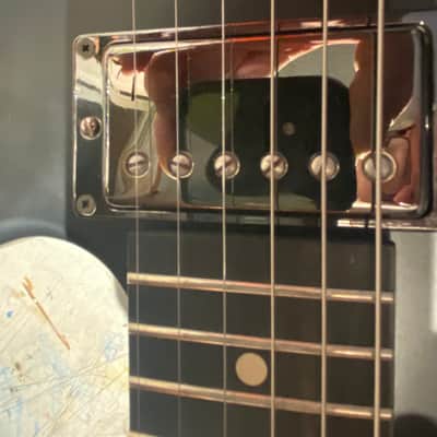 Warmoth Z  Body and Mahogany/Ebony Neck 2020 Satin Black Gotoh GE1996T Tremolo and Dimarzio Pickups image 13