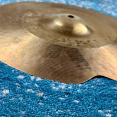 (TOP ONLY) PROFESSIONALLY REPAIRED 14” Zildjian K CUSTOM HYBRID Hihat Top image 7