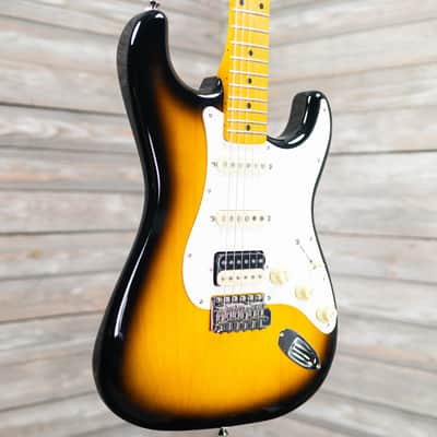 Fender JV Modified 50s Stratocaster HSS - 2 Tone Sunburst (WS) MIJ Japanese Vintage image 3