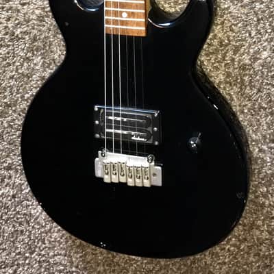 1996 Jackson JJ junior  electric guitar made in Japan wilkenson tremelo Black image 1