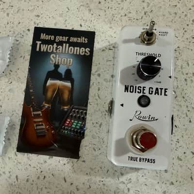 Rowin LEF-319 Noise Gate Guitar Effects Pedal – White – True Bypass image 2