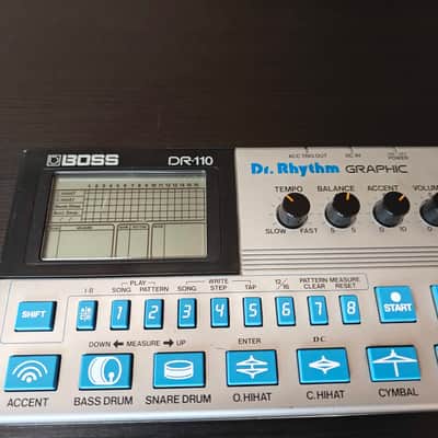 Boss DR-110 Dr. Rhythm 1980s - Silver image 3