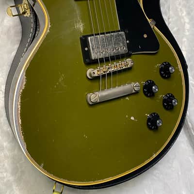 NEW! Gibson Custom 1968 Les Paul Custom Reissue - Olive Drab/Ebony Murphy Lab Heavy Aged - Only 9.3lbs! In-Stock! - Authorized Dealer - G07562 image 7