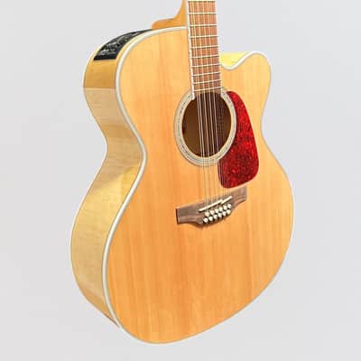 Takamine GJ72CE-12 G Series Jumbo Cutaway 12-String Acoustic Electric Guitar - Natural image 2