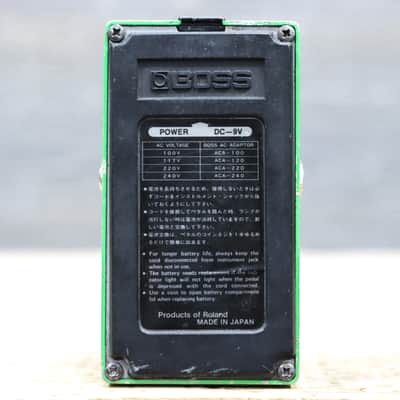 Boss PH-1 Phaser Silver Screw Black Label Made in Japan Phaser Effect Pedal image 4
