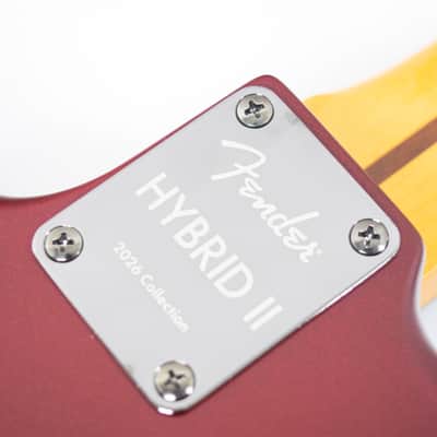 [SALE Ends June 30] [NEW] Fender Made in Japan Hybrid II 2026 Collection Jazzmaster Matte Inferno Red Satin Metallic Rosewood image 21