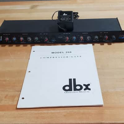 dbx 266 Compressor/Gate '90s - black image 3