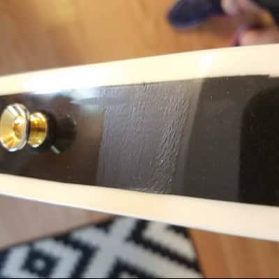 JW Van Telecaster Deluxe Custom Hybrid 2017 Gloss Black w/ Gold Hardware image 5