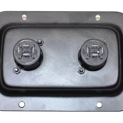 (2) Two METAL Jack Plates w/ Genuine Neutrik NL4MPXX Dual SpeakON for Speakers image 6
