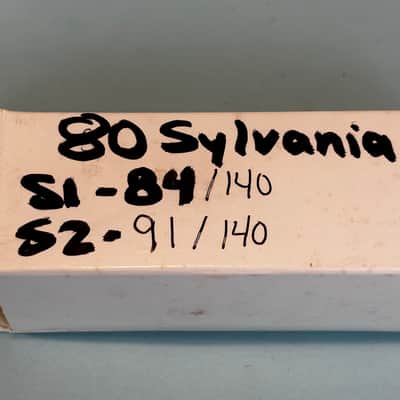 Sylvania Type 80 Vintage 4 Pin Made In USA Vacuum Tube! T466 image 7