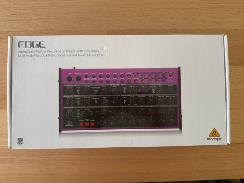 Behringer Edge 16-Voice Percussion Synthesizer 2023 - Present - Pink / Black image 1