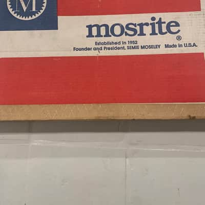 1993 Mosrite Ventures Model '65 Metallic Blue Mint Condition Full Documentation Made in the USA image 18