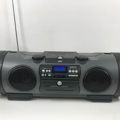 JVC AM/FM Stereo RV-NB1 Cassette / CD / Guitar AMP Kaboom Boombox image 1