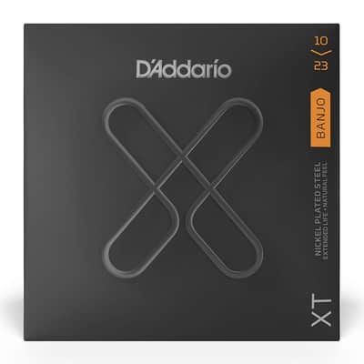 D'Addario XT10/23 Nickel Plated 5-String Banjo Strings .010-.023w XTJ1023 image 1