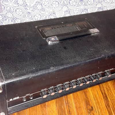 Yamaha G100 1978 Black Tolex Guitar Amplifier Snakeskin image 5