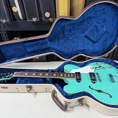 Epiphone Casino TQ 1996 Rare Turquoise Peerless Factory Super Clean (A-49) image 6