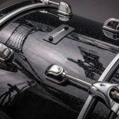 Dolby E Drum Black Sparkle Shell Pack Kick Snare Tom for Roland Alesis Lemon image 3
