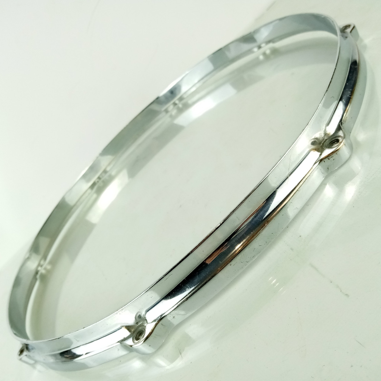 Gretsch 14" Broadkaster Die-Cast Chrome Snare Drum/Floor Tom Batter Rim/Hoop 50s — main photograph