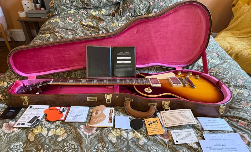 Gibson Custom Shop Historic 1958 Les Paul Standard Reissue R8 2024 - Bourbon Burst