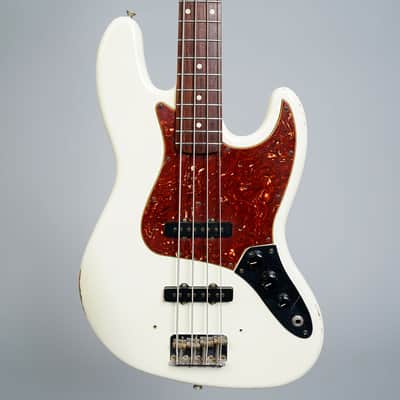 Fender Custom Shop 1964 Jazz Bass Relic - Olympic White image 1