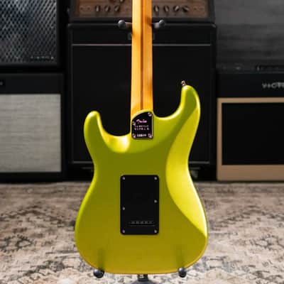 Fender American Ultra II Stratocaster HSS Electric Guitar - Solar Flare with Hardshell Case image 7