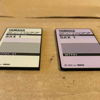 Yamaha  S7701 SAX 1 Card Set  Waveform & Voice Data SY/TG77 1990 image 2