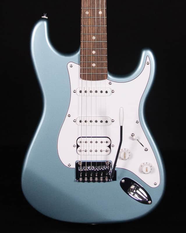 Squier Affinity Stratocaster Junior HSS, Laurel FB, Ice Blue Metallic image 1