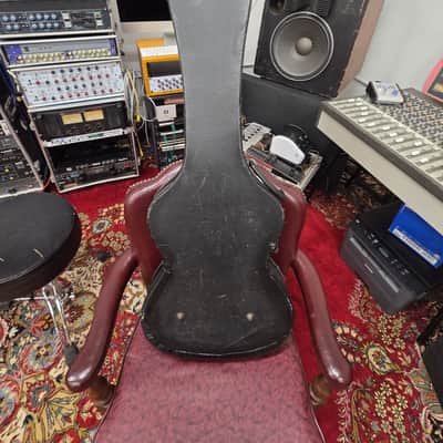 Gibson SG Guitar Hard Case Brown Lined 1970s image 5