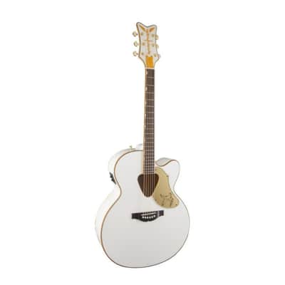 Gretsch Guitars G5022C Rancher Falcon Cutaway Acoustic-Electric Guitar White image 2