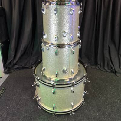 Ludwig 1970s 3 Ply Silver Sparkle "Bonham" Set. (Almost) Excellent!! image 4