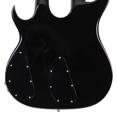 1984-85 Carvin DN612 6/12 String Doubleneck Guitar Black w/Hard Shell Case #17848 image 4