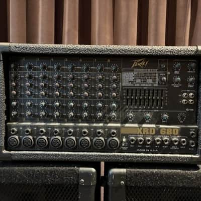 Peavey XRD680 Powered Mixer 1996 with 1210 DL Speakers image 2