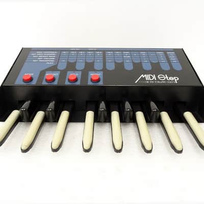 Fast Forward Designs Midistep bass pedals midi controller with Flight Case,  power supply Bluetooth midi dongle image 3
