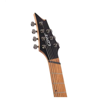 Cort KX307MSOPBK Multi Scale Mahogany Body Roasted Maple Neck 7-String Electric Guitar image 7