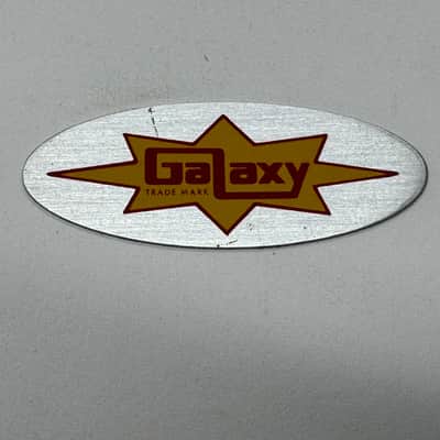 Galaxy Audio Headstock Logo Badge Emblem 60s-70s image 1