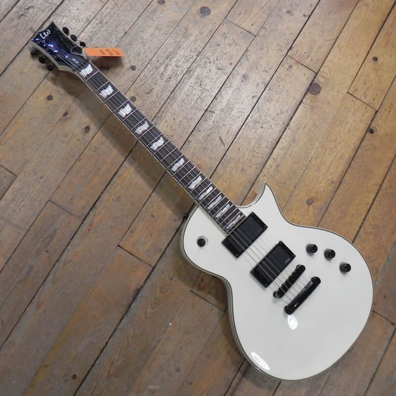 ESP LTD EC-401 with Pau Ferro Fretboard 2018 - Present - Olympic White image 1