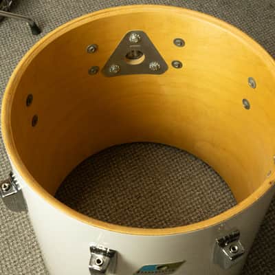 1980s Ludwig White Cortex "Concert Tom" Drum Set image 17